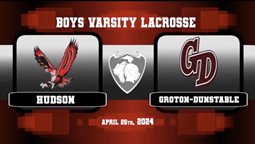 Navigate to GDRHS Boys Varsity Lacrosse vs. Hudson 4/25/24