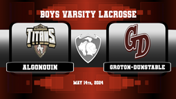 Navigate to GDRHS Boys Varsity Lacrosse vs. Algonquin 5/14/24