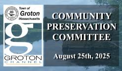 Navigate to Community Preservation Committee 8/25/25