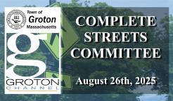 Navigate to Complete Streets Committee 8/26/25 via Internet Conference