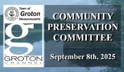 Navigate to Community Preservation Committee 9/8/25