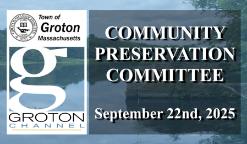 Navigate to Community Preservation Committee 9/22/25