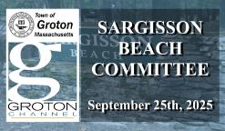 Navigate to Sargisson Beach Committee 9/25/25 via Internet Conference