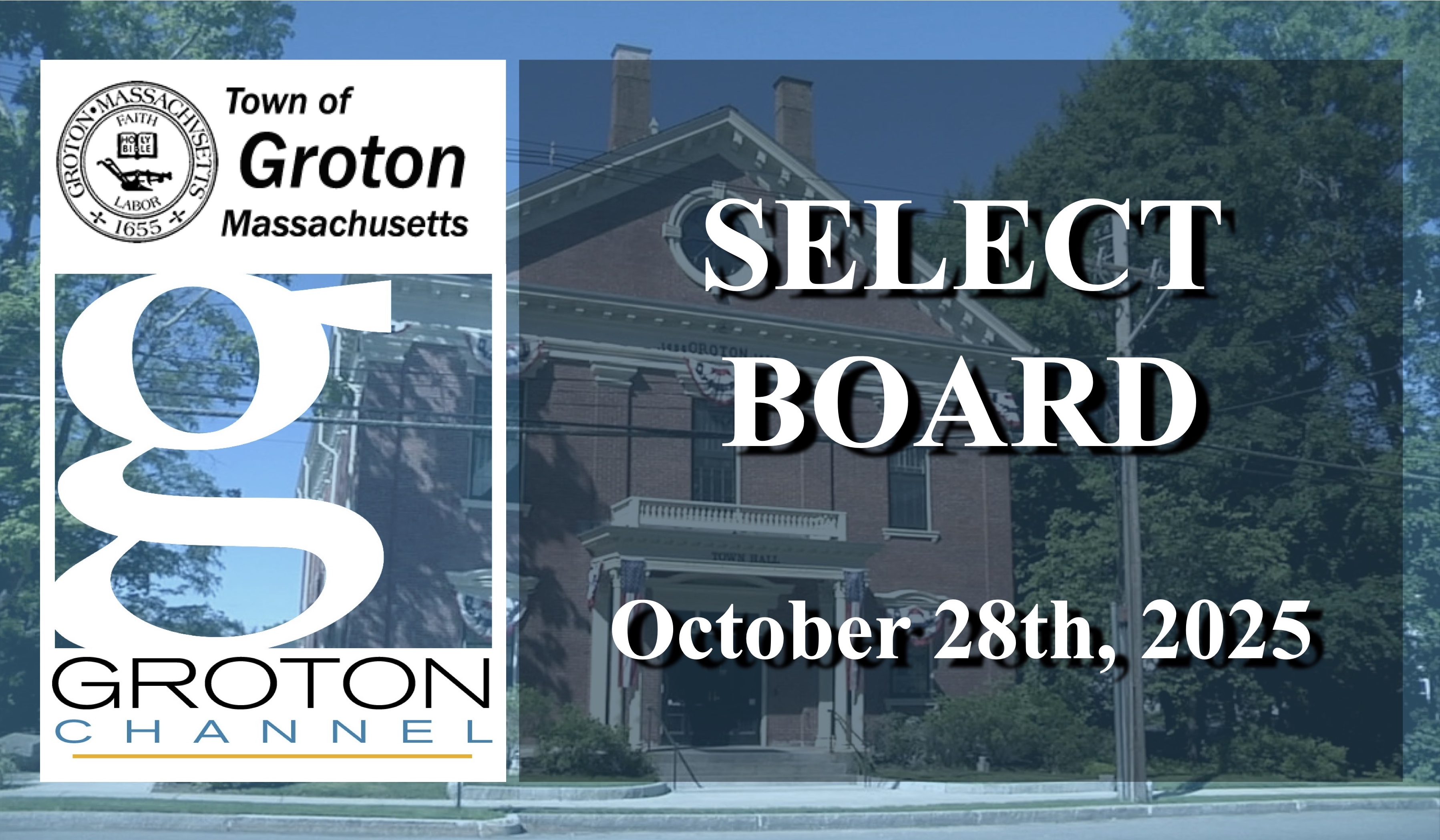 Groton Select Board 10/28/25