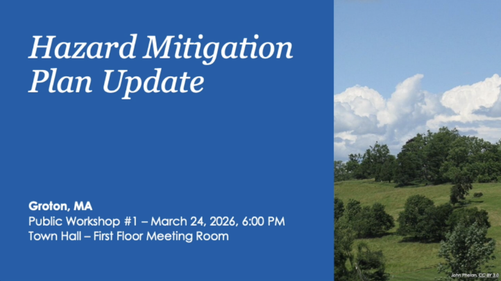 Thumbnail image for Hazard Mitigation Plan Update - Public Workshop #1 - March 24th, 2026