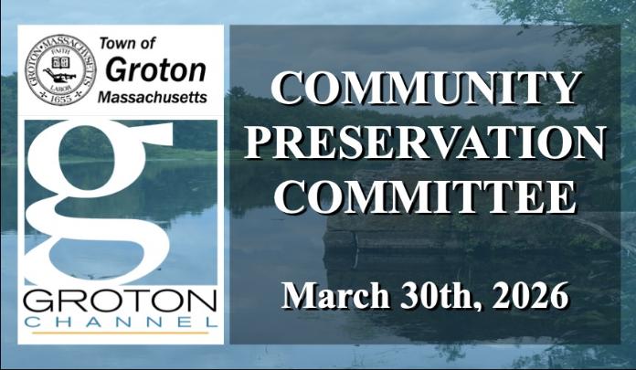 Community Preservation Committee 3/30/26