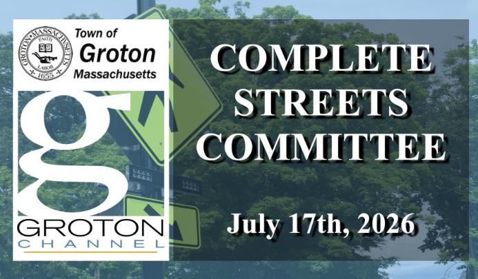 Complete Streets Committee 7/17/26 via Internet Conference