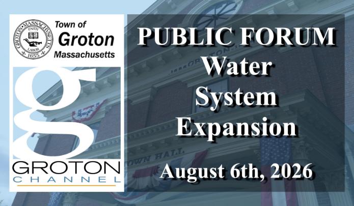 Public Forum - Water System Expansion 8/6/26