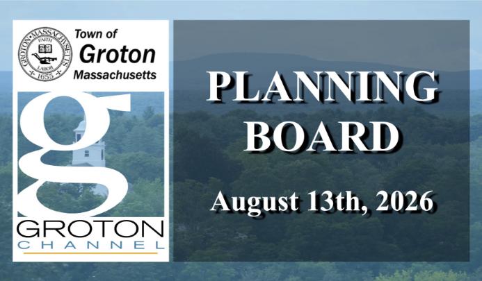 Planning Board 8/13/26