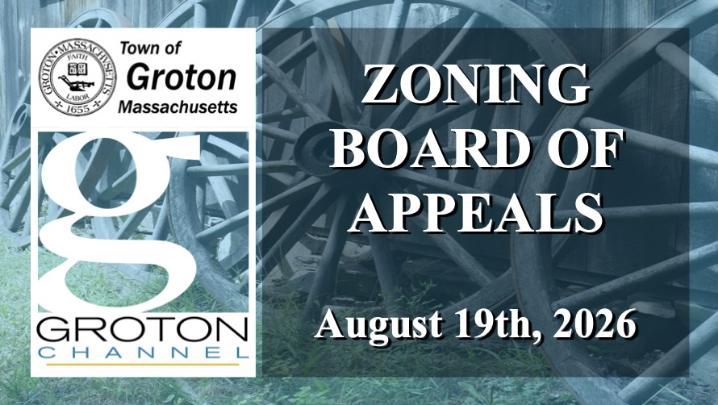 Zoning Board of Appeals 8/19/26