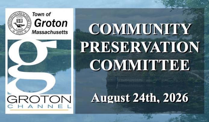 Community Preservation Committee 8/24/26
