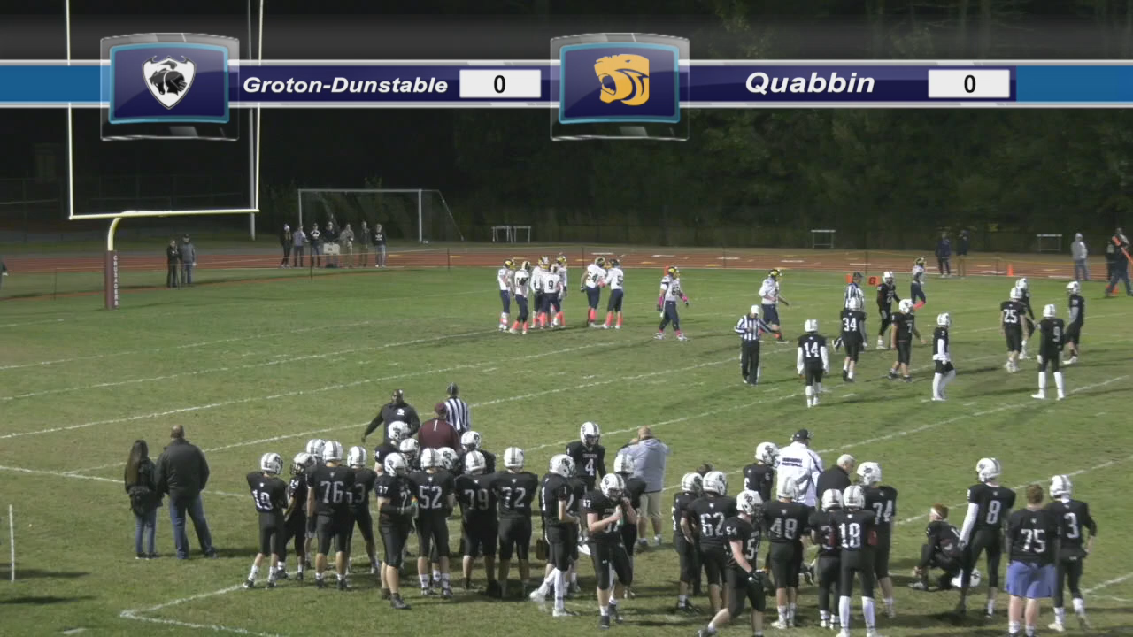 Thumbnail image for GDRHS Varsity Football vs. Quabbin 10/4/19