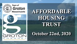 Navigate to Groton Affordable Housing Trust 10/22/20 via Internet Conference