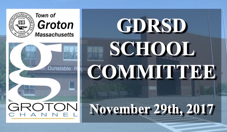 Thumbnail image for Groton-Dunstable School Committee 11/29/17