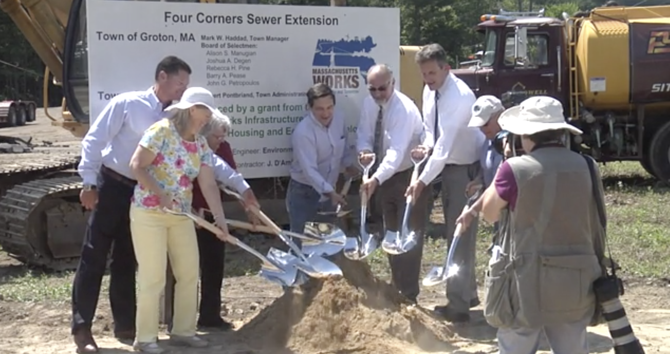 Thumbnail image for GC Newsflash: 4-Corners Sewer Project Groundbreaking Ceremony