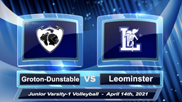 Navigate to GDRHS Junior Varsity-1 Volleyball vs. Leominster 4/14/21