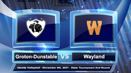 Navigate to GDRHS Varsity Volleyball vs. Wayland 11/4/21