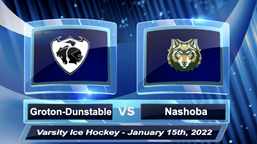 Navigate to GDRHS Varsity Ice Hockey vs. Nashoba Regional 1/15/22