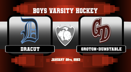 Navigate to GDRHS Varsity Ice Hockey vs. Dracut 1/28/23